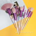 10pcs Exquisite Cosmetics Brush Cosmetic Brushes Set